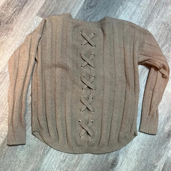 Pink Republic light brown pullover sweater - Picture 5 of 6
